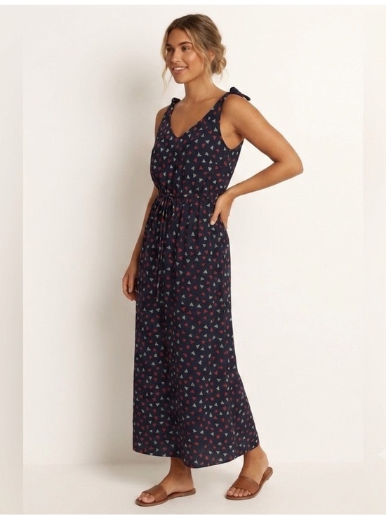 Tommy Hilfiger Dresses & Skirts - Tommy Hilfiger | Navy Maxi Dress With Colourful Pink and White Sailboat Print